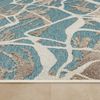 TaraCarpet Teppich TaraCarpet In und Outdoor Teppich Fantasy Marmor, rechteckig, Höhe: 5 mm, Mamor blau Wohnzimmer Balkon Terasse Esszimmer 160X230 Bild 4