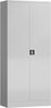 Aktenschrank Metallschrank mit 2 Türen, 4 Fachböden 1800 x 800 x 380 mm lichtgrau Bild 3