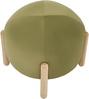 Hocker HELEN Samtstoff Olivgrün Grün Bild 4