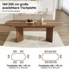 Ausziehbarer Esstisch mit 3 cm dicker Tischplatte, klappbar,stabil und elegant,rechteckiger Esstisch, robust,platzsparend Bild 5