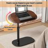 Beistelltisch Holz C Form Schwarz Höhenverstellbar Sofa Laptop Stand Bild 4