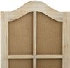 vidaXL 4-tlg. Raumteiler Braun 140x165 cm Stoff 338591 Bild 5