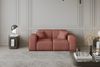 Sofaset Designersofa CELES 3-2-1 in Stoff Scala Koralle Bild 4