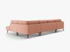 Micadoni Panorama Ecksofa Bemy 7-Sitzer Rechts Samt Rosa Bild 3