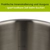 Level One Topf Kochtopf Milchtopf 14 cm Induktion, Edelstahl unbeschichtet | 12 cm hoher Rand, 1,5 Liter Volumen | spülmaschinengeeignet, für alle herdarten geeignet Bild 4