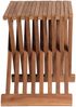Teakholz Garten-/Beistelltisch - bene living - Fishbone 40 x 30 cm Bild 2