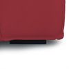 Dmora Assisi-Pouf, Wohnzimmer-Pouf, Relaxsessel aus gepolstertem Stoff, 100 % Made in Italy, 100 x 70 x 43 cm, Rot Bild 5