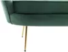 Vente-unique - DANDELION Sofa SamtStoff Grün - B 73 cm x H 78 cm x L 124 cm Bild 4