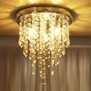 oyajia Deckenleuchte Edelstahl Kristall Kronleuchter Deckenleuchte, G9--3 Lampenfassung, LED wechselbar, Design im Chrom-Stil,für Schlafzimmer, Wohnzimmer, Esszimmer Bild 3
