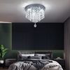 oyajia Deckenleuchte Edelstahl Kristall Kronleuchter Deckenleuchte, G9--3 Lampenfassung, LED wechselbar, Design im Chrom-Stil,für Schlafzimmer, Wohnzimmer, Esszimmer Bild 4