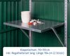 Hörmann Ecostar Klapptischset für EcoStar Gerätehäuser, silber Bild 2