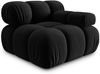 Micadoni Eckmodul Bellis Rechts Samt Bluvel Schwarz Bild 2
