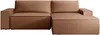 Vente-unique - AMELIA Sofa Stoff Braun - B 167 cm x H 85 cm x L 267 cm Bild 2