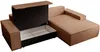 Vente-unique - AMELIA Sofa Stoff Braun - B 167 cm x H 85 cm x L 267 cm Bild 5