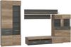 99rooms Bonau Wohnwand Eiche Antik Touchwood dunkelbraun Bild 3