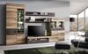 99rooms Bonau Wohnwand Eiche Antik Touchwood dunkelbraun Bild 1