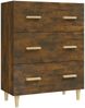 vidaXL Sideboard Räuchereiche 70x34x90 cm Holzwerkstoff 817345 Bild 2