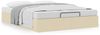vidaXL Ottoman-Bett ohne Matratze Creme 140x190 cm Stoff 3310880 Bild 4