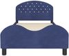 vidaXL Kinderbettgestell mit Kopfteil Polizeiblau 90 x 190 cm Samt 42011126 Bild 5