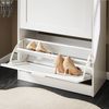 SoBuy FSR137-W Schuhschrank, Spanplatte, Melamin, Weiß, 60 x 80 x 25 cm Bild 4