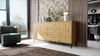 Newroom Sideboard Artisan Eiche 170 cm, Wildeiche Sideboard Vintage Industrial Highboard Anrichte Wohnzimmer Bild 2