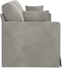 vidaXL Sofa Hellgrau 198 x 78 x 80 cm Samt 42024431 Bild 5
