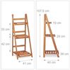 Relaxdays Blumentreppe aus Holz Bild 5