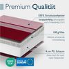 Beautissu Hochlehnerauflage Premium Hochlehner Auflage Kopfpolster Sun Sun-HL, 120x50cm, Anthrazit, Mit Kopfpolster, rutschfest & robust – Befestigungsbänder, UV 5 Bild 3