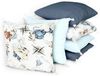 Amilian Bettnestchen 210 cm (6 Polster ca. 35 x 35 cm) - Bettumrandung - Babybett Umrandung, (Bettschlange), Kantenschutz - Kissen als Nestchen Bild 4