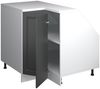 Dachschrägenschrank Eckschrank Rion Anthrazit Landhaus 75.6 x 81.6 cm mit 1 Tür, Schrankkorpus 60 cm Tiefe Vicco Bild 4