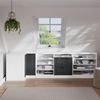 Dachschrägenschrank Eckschrank Rion Anthrazit Landhaus 75.6 x 81.6 cm mit 1 Tür, Schrankkorpus 60 cm Tiefe Vicco Bild 3