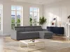Vente-unique - VIZIR Sofa Stoff Grau - B 223 cm152 cm x H 110 cm95 cm x L 282 cm Bild 2