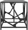 vidaXL Couchtisch mit Glasplatte Schwarz 78,5x40x41 cm Stahl 845995 Bild 5