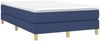 vidaXL Boxspringbett mit Matratze Blau 120x190 cm Stoff 3269670 Bild 2