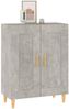 Sideboard Betongrau 69,5 x 34 x 90 cm Holzwerkstoff [812136] Bild 5
