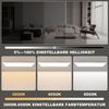 ZMH LED Panel 100x25 Deckenleuchte - Deckenpanel Dimmbar Lang Tageslichtlampe GRB Backlight Farbwechsel Bürolampe Flach Büro 24W Deckenlampe Küchenlampe für Werkstatt Flur Küche Wohnzimmer Bild 4