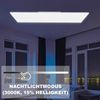 ZMH LED Panel 100x25 Deckenleuchte - Deckenpanel Dimmbar Lang Tageslichtlampe GRB Backlight Farbwechsel Bürolampe Flach Büro 24W Deckenlampe Küchenlampe für Werkstatt Flur Küche Wohnzimmer Bild 2