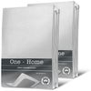 One Home Spannbettlaken Jersey, Jersey, Gummizug: rundum, (2 Stück), Double Pack mit Rundumgummizug, weich Bild 5