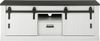 Lowboard Shilo / Sherwood, Holzwerkstoff, Metall, Weiß, 162 x 61 x 43 cm Bild 2