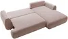 Vente-unique - MONELIA Sofa Stoff ViolettPuderrosa - B 167 cm x H 81 cm x L 270 cm Bild 4