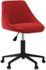 vidaXL Bürostuhl Drehbar Weinrot Samt [335490] Bild 2