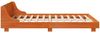 vidaXL Massivholzbett ohne Matratze Wachsbraun 120x190 cm Kiefernholz 850748 Bild 5