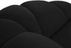 Micadoni Sofa Diana 2-Sitzer 3D-Stoff Schwarz Bild 5