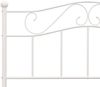 vidaXL Bettgestell Weiß Metall 160×200 cm [284520] Bild 5
