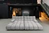 KAWOLA Big Sofa VIVIEN Velvet silber 85 x 178 x 296 cm Bild 4