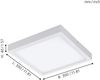 Eglo 96673 Smart Light FUEVA-C Aufbauleuchte 30x30 cm 2700-6500K dimmbar in weiß Connect Funktion Bild 3