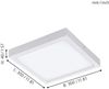 Eglo 96673 Smart Light FUEVA-C Aufbauleuchte 30x30 cm 2700-6500K dimmbar in weiß Connect Funktion Bild 4