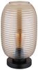 LED Tischleuchte, JEFREY, Metall, Glas, Schwarz, matt, E27, H 34,5 cm Bild 4