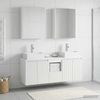 vidaXL Badezimmerschrank-Set 5 pcs Weiß Holzwerkstoff 3406407 Bild 4