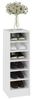 vidaXL Schuhschrank Weiß 31,5x35x90 cm Holzwerkstoff 808999 Bild 5